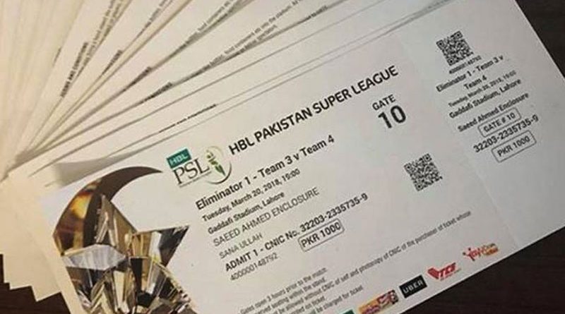PSL Tickets Rate s